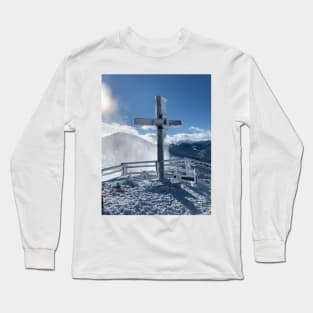 Snowy Cross Long Sleeve T-Shirt